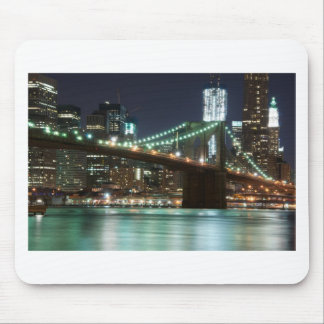 The Brooklyn Bridge - Color Mouse Pad