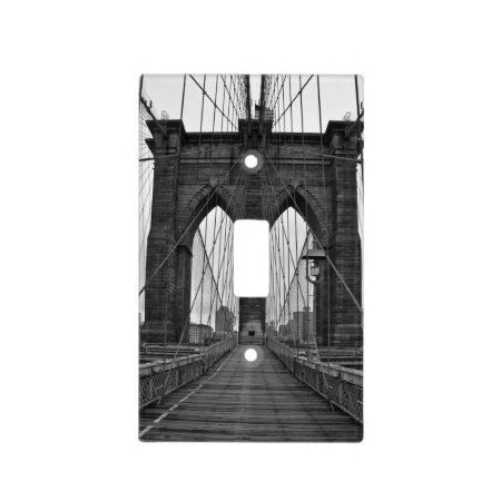 The Brooklyn Bridge In New York City Light Switch Cover