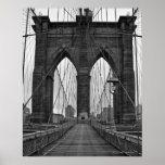 The Brooklyn Bridge In New York City Poster at Zazzle