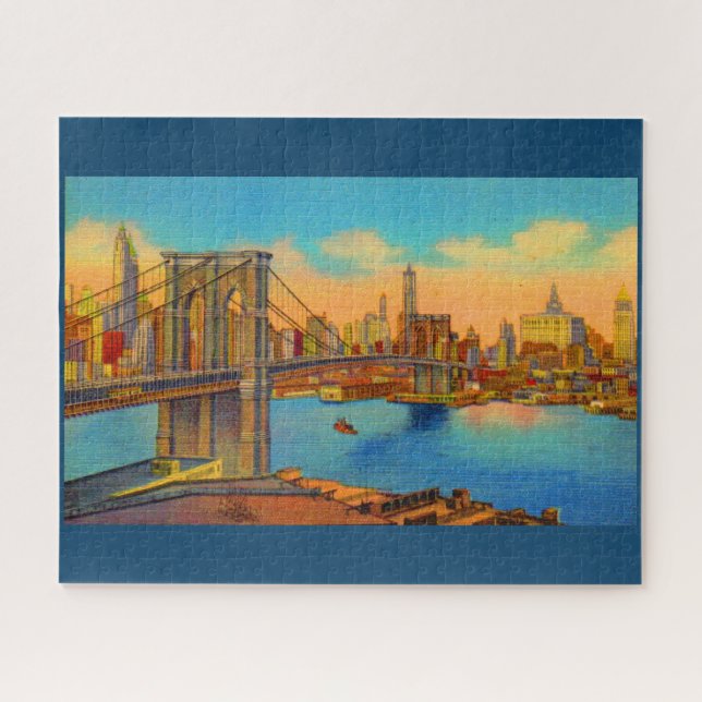 the Brooklyn Bridge Jigsaw Puzzle (Horizontal)