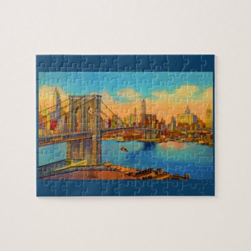 the Brooklyn Bridge Jigsaw Puzzle