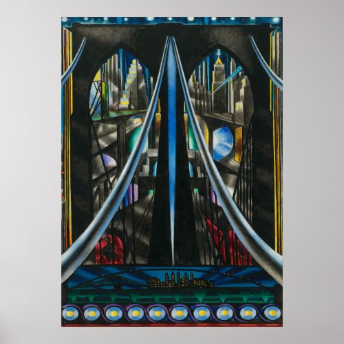 THE BROOKLYN BRIDGE POSTER