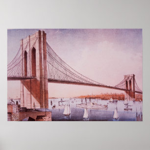 The Brooklyn Bridge Poster
