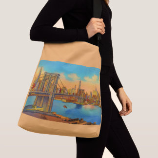 the Brooklyn Bridge print Crossbody Bag