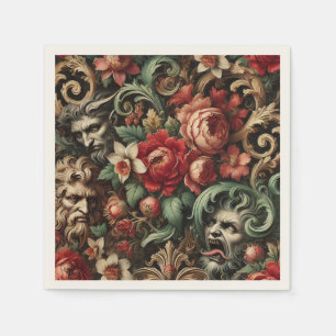 The Brothers Green – Gothic Floral Napkins