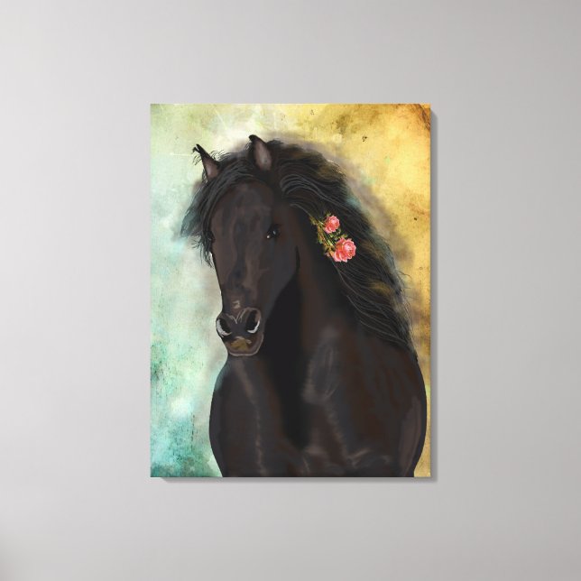 THE BROWN FRIESIAN ~ Wrapped Canvas Print (Front)