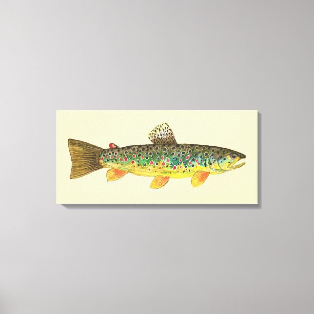 The Brown Trout Canvas Print (Front)