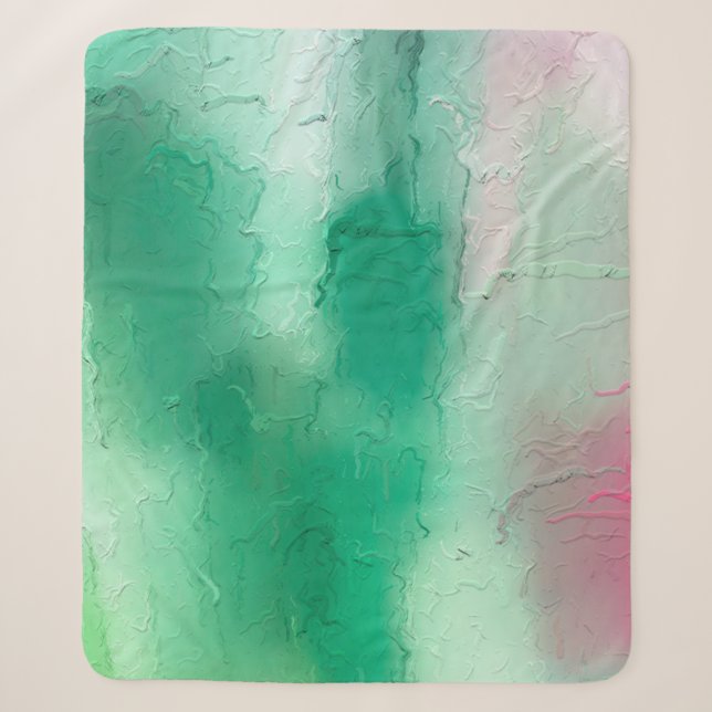 The brush stroke graphic abstract background. Art  Sherpa Blanket (Front)