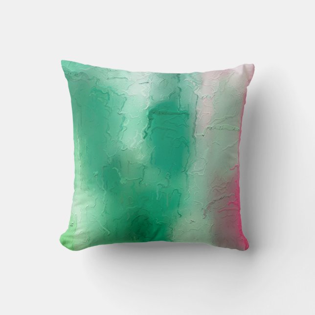 The brush stroke graphic abstract background. Art  Throw Pillow (Front)