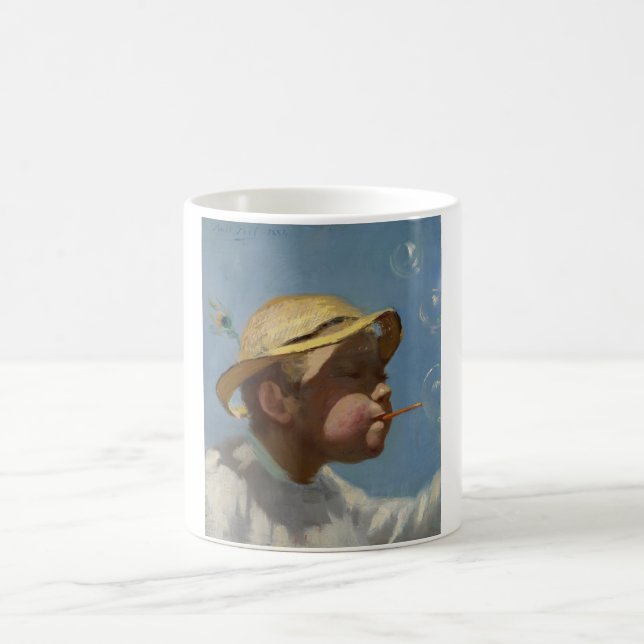 The Bubble Boy (by Paul Peel) Coffee Mug (Center)