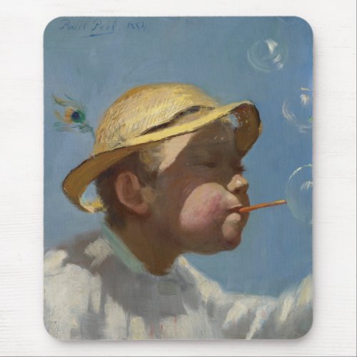 The Bubble Boy by Paul Peel Mouse Pad