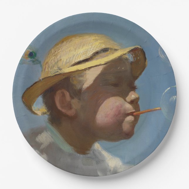 The Bubble Boy (by Paul Peel) Paper Plates (Front)