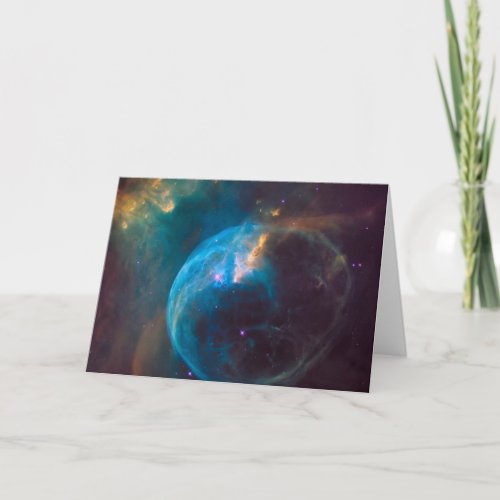 The Bubble Nebula Ngc 7635 Card