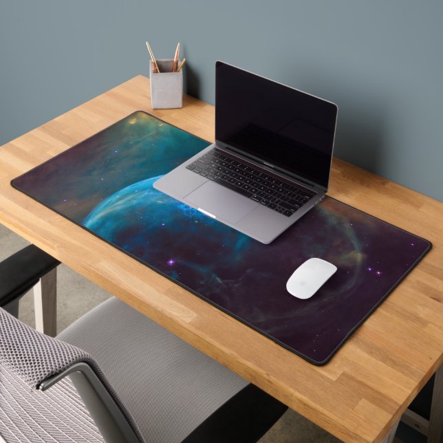 The Bubble Nebula, Ngc 7635. Desk Mat (Office 2)