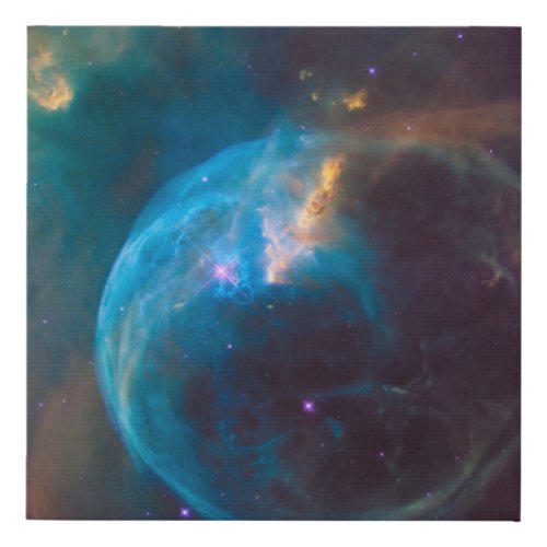 The Bubble Nebula Ngc 7635 Faux Canvas Print