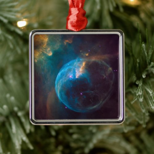 The Bubble Nebula Ngc 7635 Metal Ornament