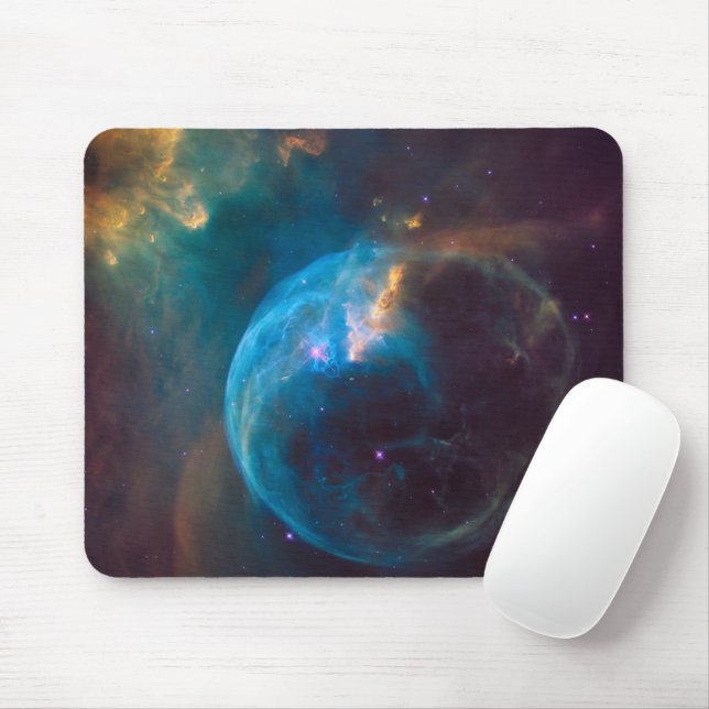The Bubble Nebula, Ngc 7635. Mouse Pad (With Mouse)