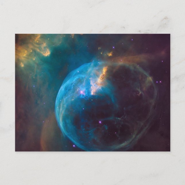 The Bubble Nebula, Ngc 7635. Postcard (Front)