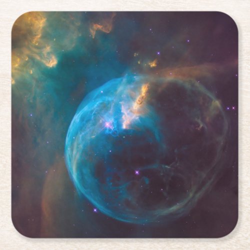 The Bubble Nebula Ngc 7635 Square Paper Coaster