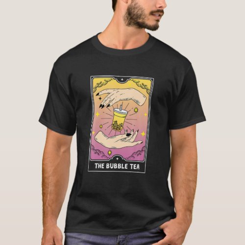 The Bubble Tea Tarot Card T_Shirt