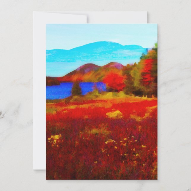 THE BUBBLES OF ACADIA NATIONAL PARK THANK YOU CARD (Front)