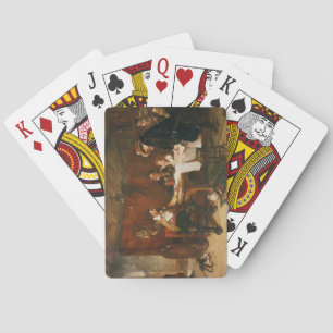 The Buccaneer's Story (oil on canvas) Poker Cards