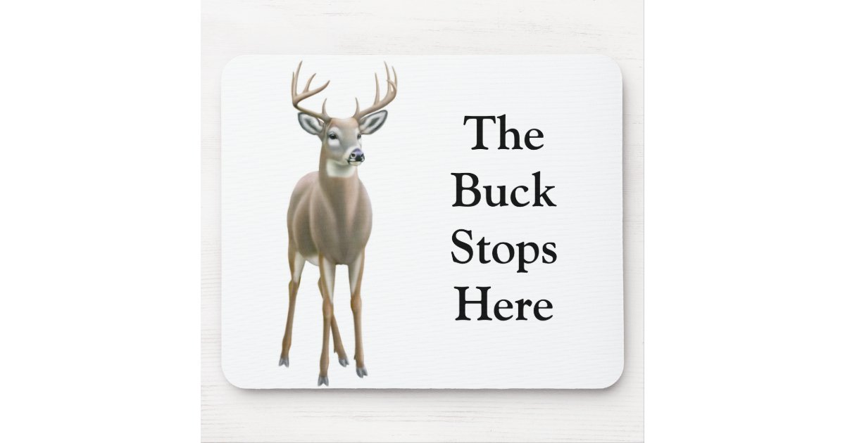  Whitetail Buck Deer Mouse Pad - Wildlife Theme Design