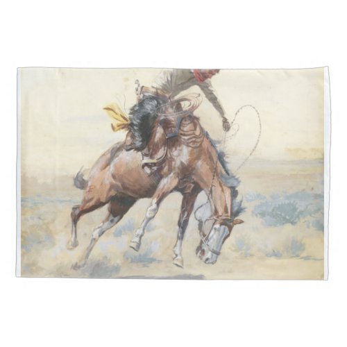 The Bucker 1904 By Charles Marion Russell Pillow Case