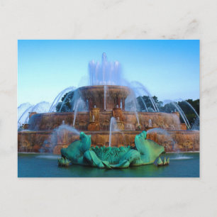 the Buckingham Fountain - Chicago Postcard