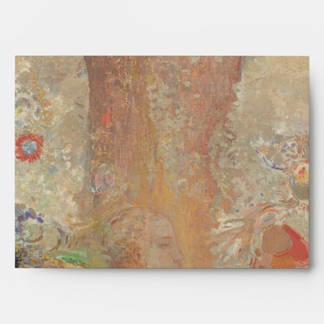 The Buddha by Odilon Redon Envelope (Front)