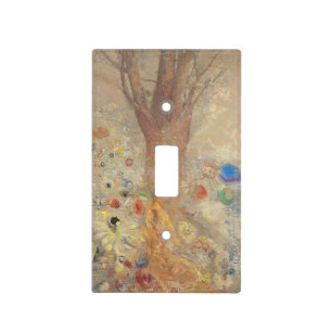 The Buddha by Odilon Redon Light Switch Cover