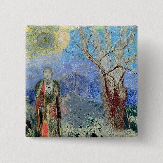 The Buddha, c.1905 Button (Front)