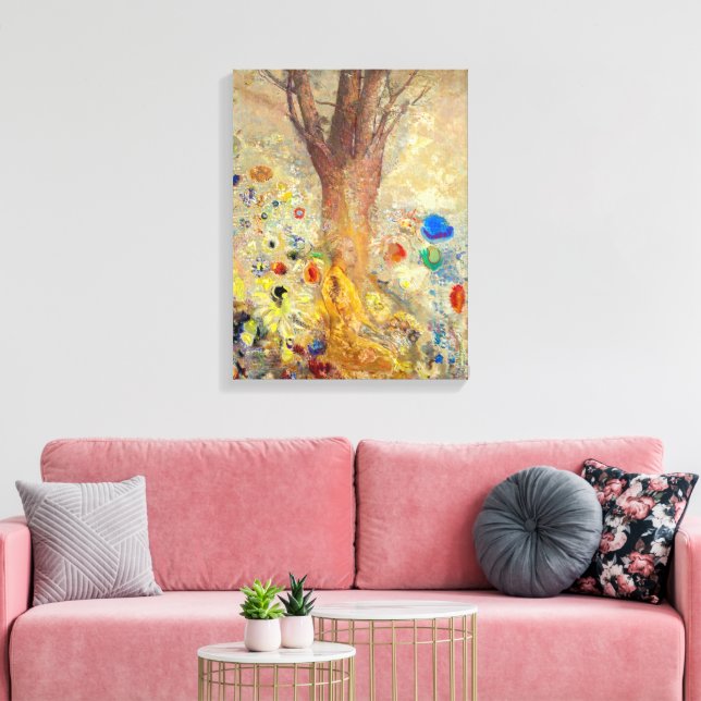 The Buddha | Odilon Redon | Canvas Print (Insitu(LivingRoom))