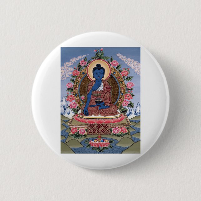 The Buddha Pinback Button (Front)