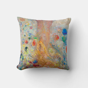 The Buddha, Redon Throw Pillow