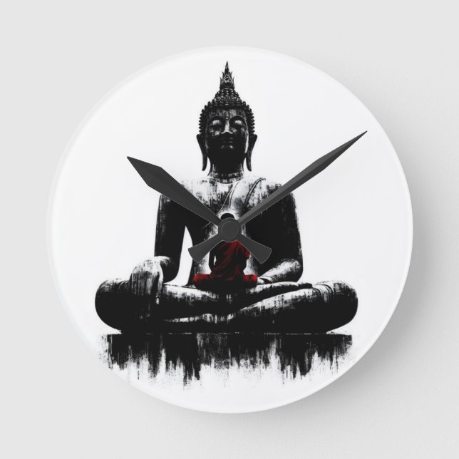 The Buddha wall clock  (Front)