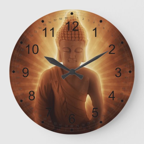 The Buddhas Awakening Large Clock