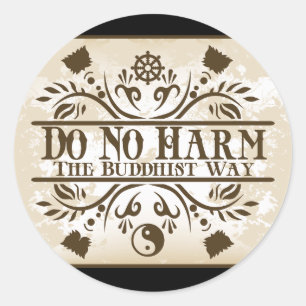 The Buddhist Way Classic Round Sticker