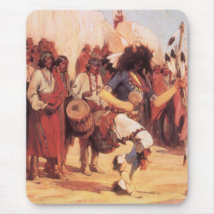 The Buffalo Dance by Gerald R. Cassidy Mouse Pad