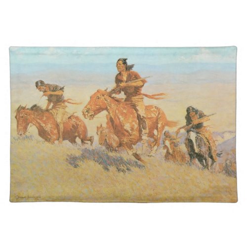 The Buffalo Runners Big Horn Basin by Remington Cloth Placemat