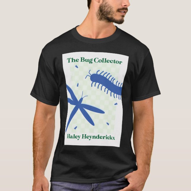 The Bug Collector - Checkered Background T-Shirt (Front)