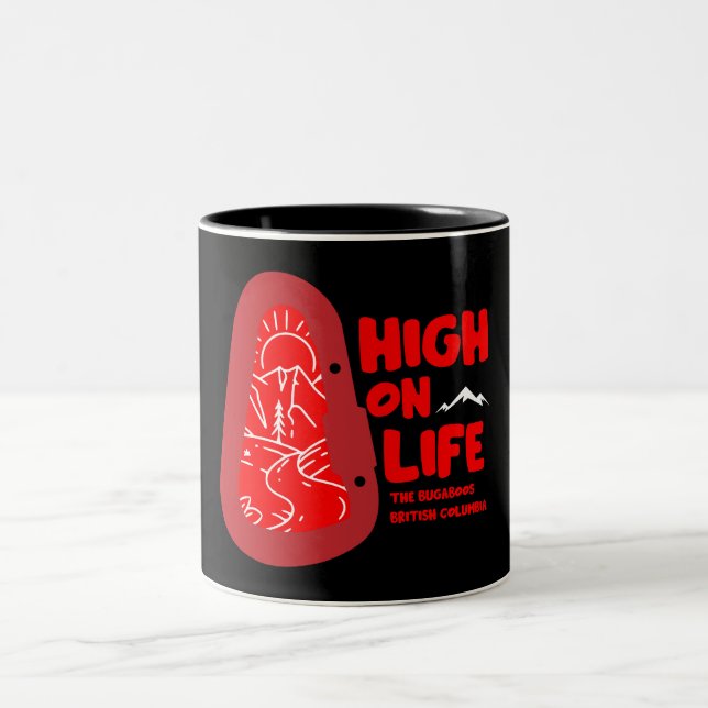 The Bugaboos Alpinism Canada Two-Tone Coffee Mug (Center)
