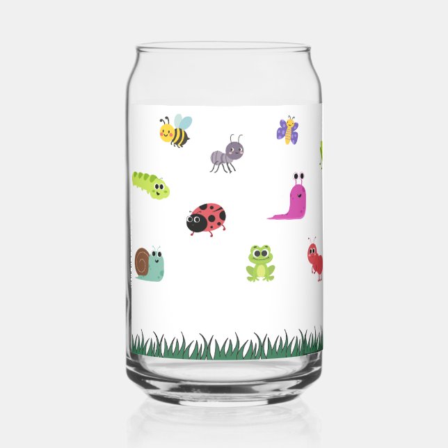 the bugs collection can glass (Front)