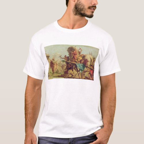 The Building of the Trojan Horse c1760 T_Shirt