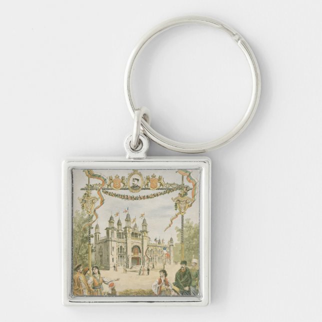 The Bulgarian Pavilion at the Universal Keychain (Front)