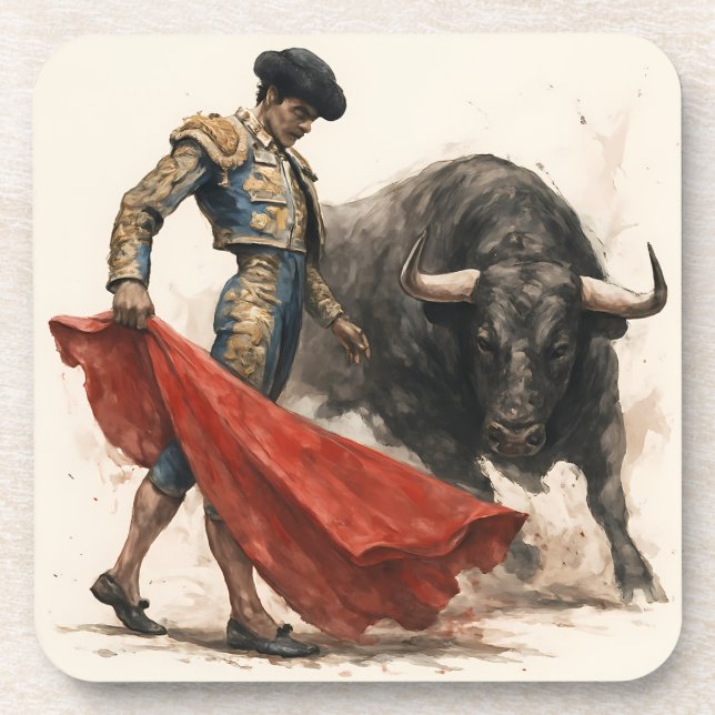 The Bull and the Bull Beverage Coaster (Front)