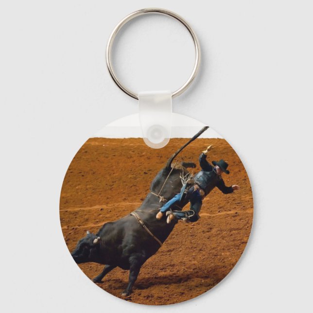 The Bull Rider Keychain (Front)
