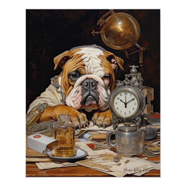 The Bulldog 001 - Odessa Leyendecker Poster (Front)