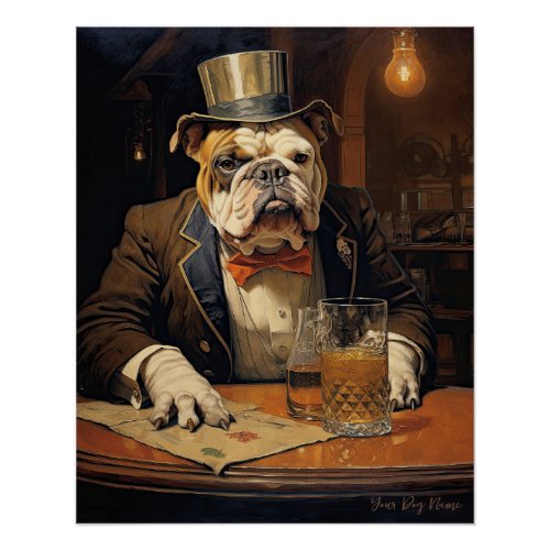 The Bulldog 002 _ Odessa Leyendecker Poster