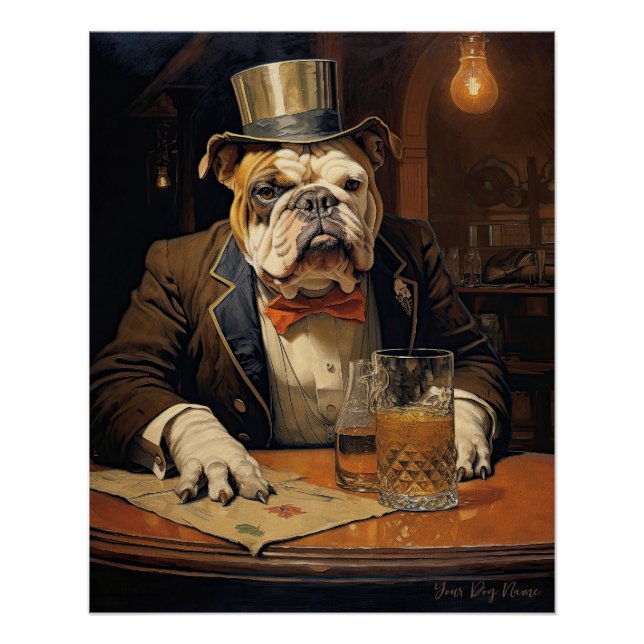 The Bulldog 002 - Odessa Leyendecker Poster (Front)
